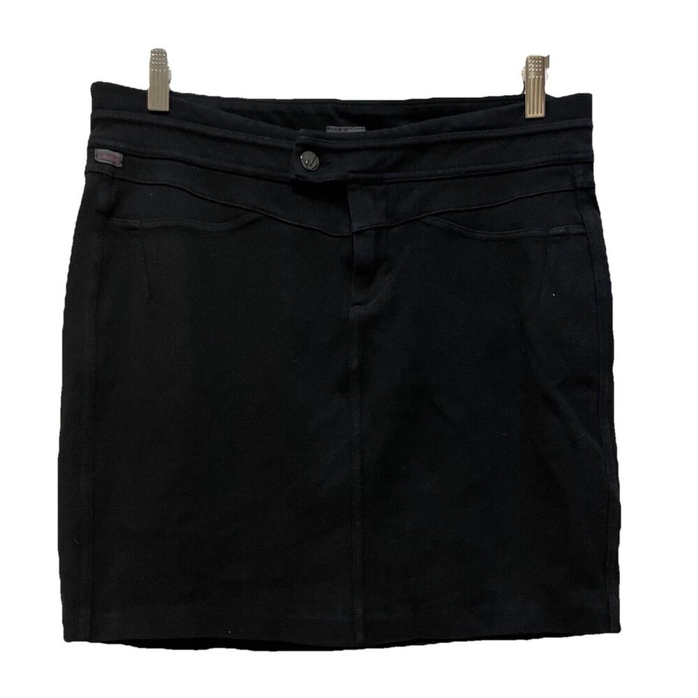 CITIZENS OF HUMANITY Black Manner Tab Mini Pencil Skirt Sz 32